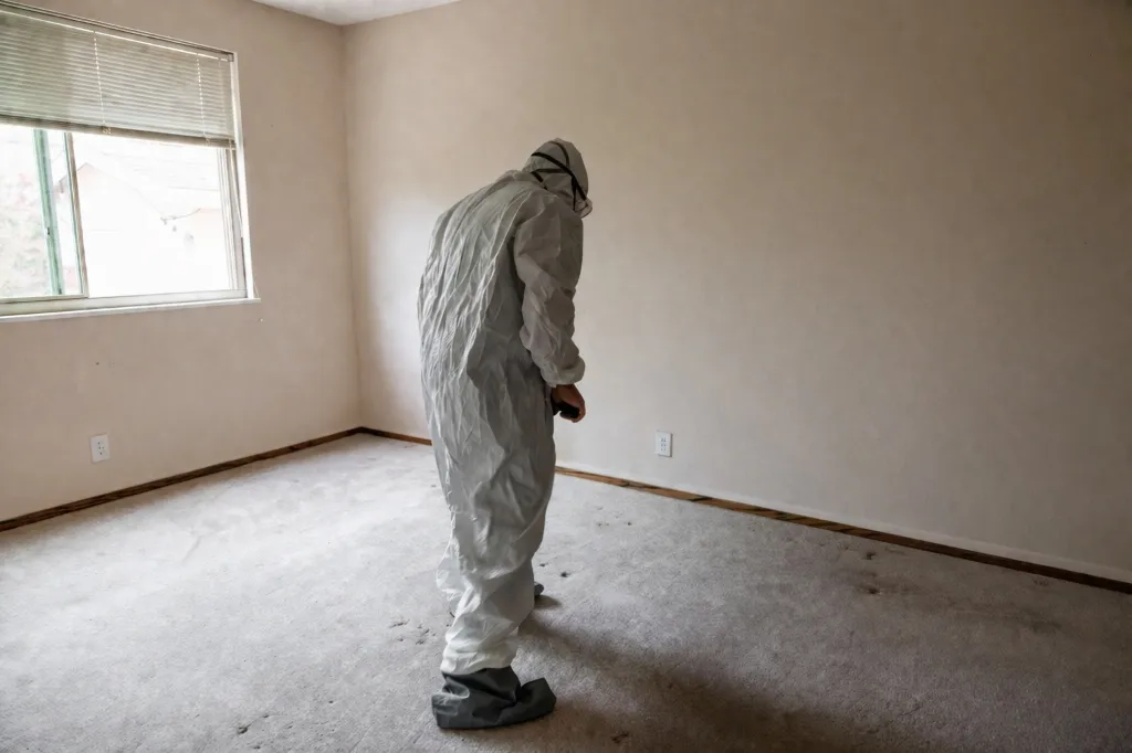 Clean room after Zero Spore mold remediation